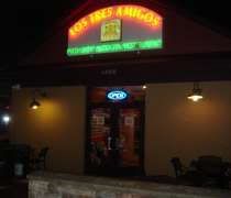 Los Tres Amigos The entrance to Los Tres Amigos on Lansings south side.