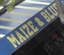 Maize and Blue Delicatessen The Maize and Blue Delicatessen on South University at Washtenaw in Ann Arbor.