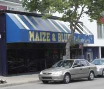 Maize and Blue Delicatessen The Maize and Blue Delicatessen on the campus of the University of Michigan.