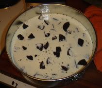 Kitchen Aid stand mixer The batter of my Oreo Cheesecake before it goes into the oven