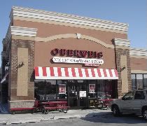 The Oberweis Ice Cream and Dairy store in front of Lowes in Bradley, IL