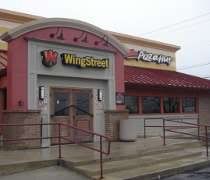 Pizza Hut/WingStreet The Pizza Hut/WingStreet on South Cedar Street in Lansing.