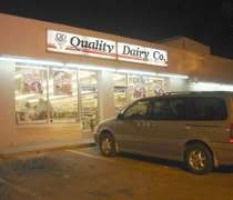 Quality Dairy - Saginaw & Cedar The Quality Dairy on Saginaw Street at Cedar Street in Lansing.