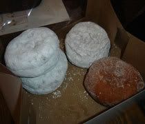 Quality Dairy A half dozen...minus two...paczkis from Quality Dairy