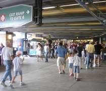 US Cellular Field The concourse level at US Cellular Field in Chicago