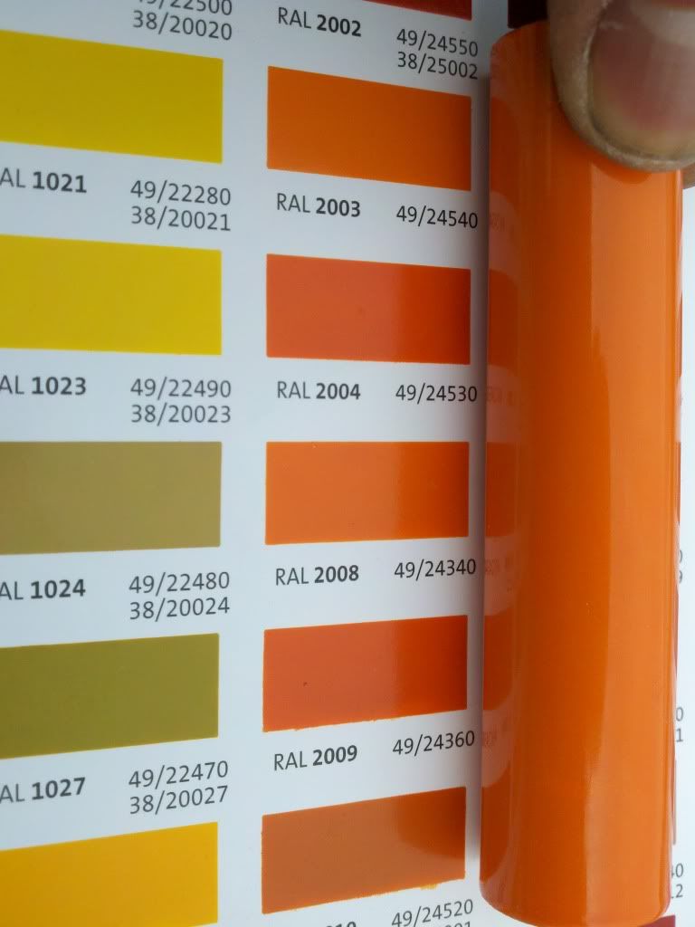 Honda repsol orange color code #4