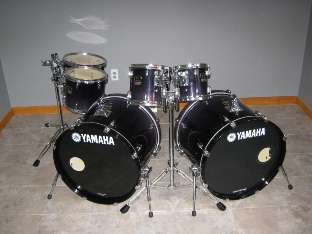 Yamaha double bass drum set FS Jemsite