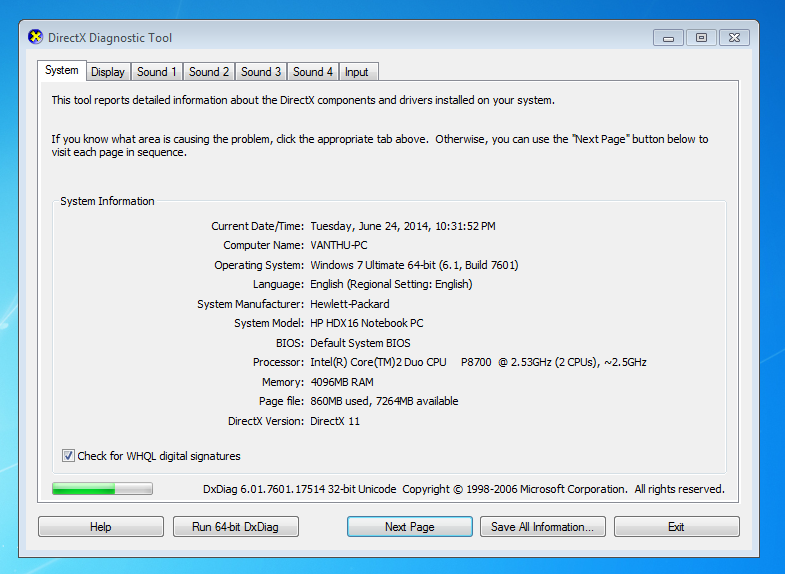 HP HDX16 ( P8700, 4G, 500GB, GeForce 9600GT, MH Full HD 1920x1080) - 9