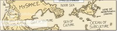 Funny map of online communities - XKCD