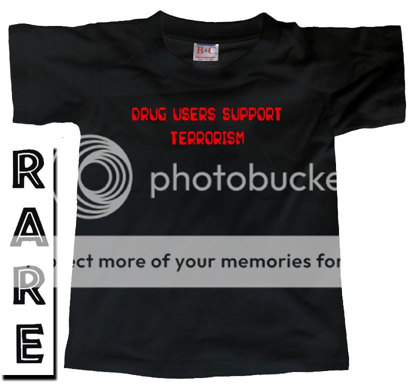 DRUG USERS SUPPORT TERRORISM Antifa ACAB Ultras T SHIRT  