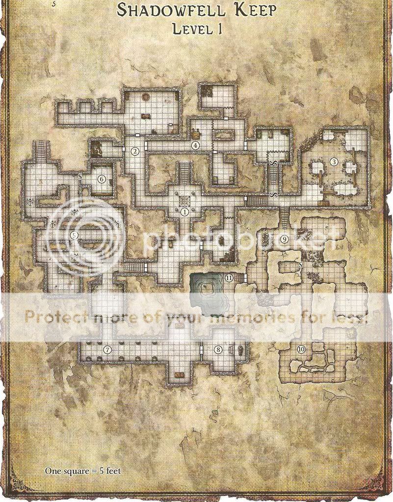 Shadowfell Keep Level 1 | Dungeon maps, Fantasy map, Tabletop rpg maps