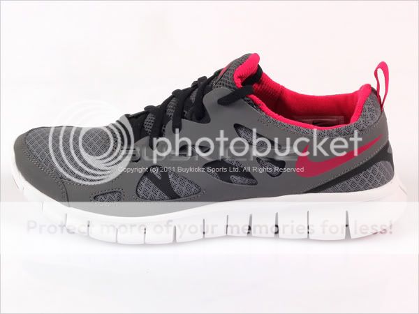 Nike Free Run 2.0 (GS) Dark Grey/Black White Running  
