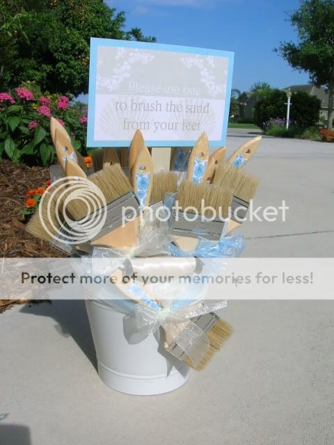 BEACH WEDDING PAINT BRUSHES