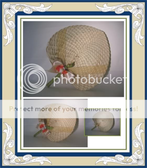 Beach Wedding Fans Straw Fans Favors Ceremony  